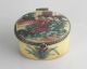 Chinese Hand - Painted Figure Beauty And Flower Painting Old Ox Bone Jewelry Box Boxes photo 1