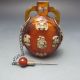 Chinese Inside Hand Painted Glass&tibetan Silver Snuff Bottle Nr/nc2056 Snuff Bottles photo 1