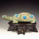 Chinese Bronze & Turqoise Statue - Turtle Nr Turtles photo 5