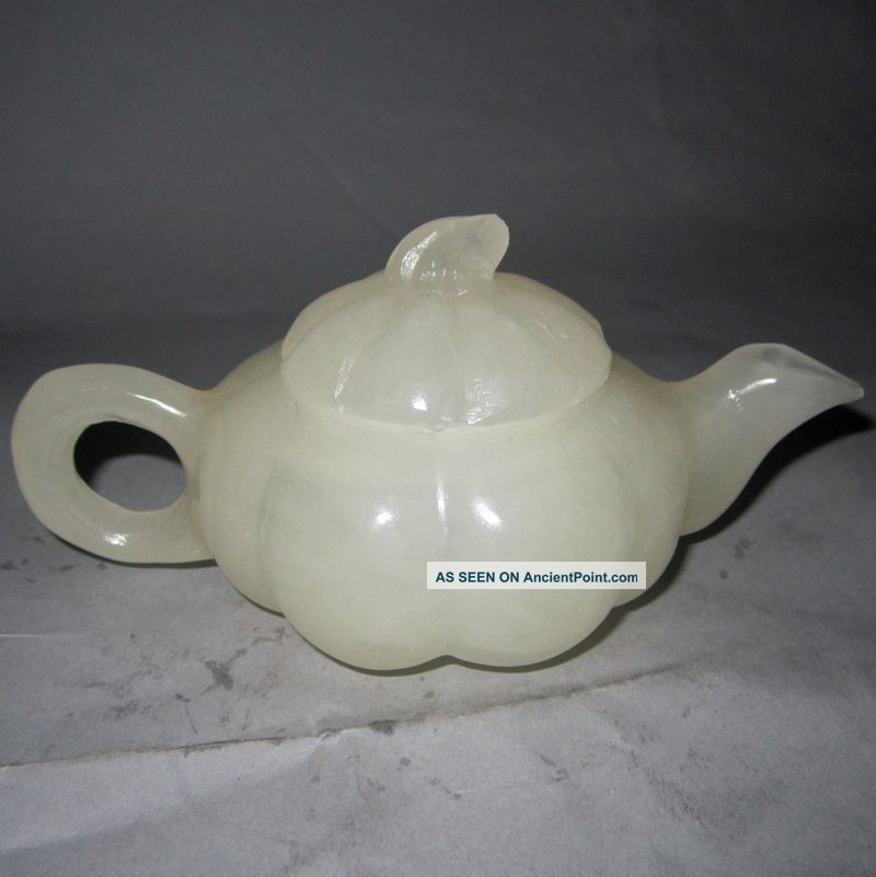 Chinese Afghanistan Jade Teapot W Lid Nr/xy840 Teapots photo