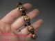 Js704 Rare,  Chinese Copper Carved Buddha ' S Head Bracelet Bracelets photo 3