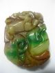 Antique Chinese Green Jade Pendant /chinese Hulu &dragon Pendant Necklaces & Pendants photo 1