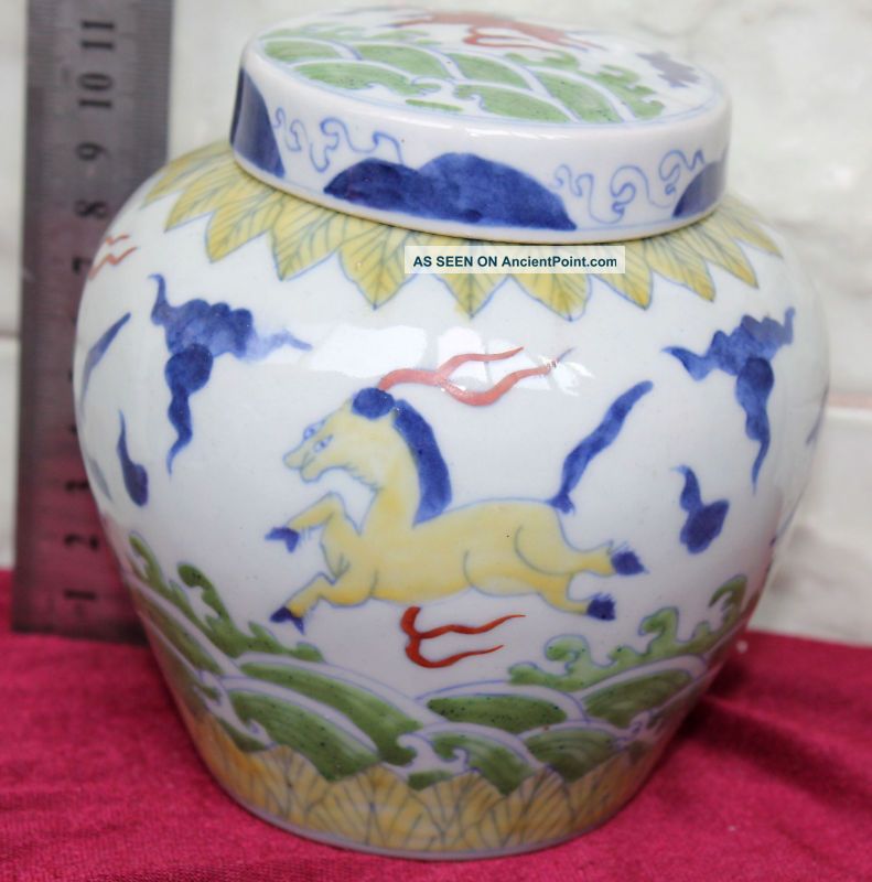 China ' S Old Rare Elegant Multicoloured No Vases photo