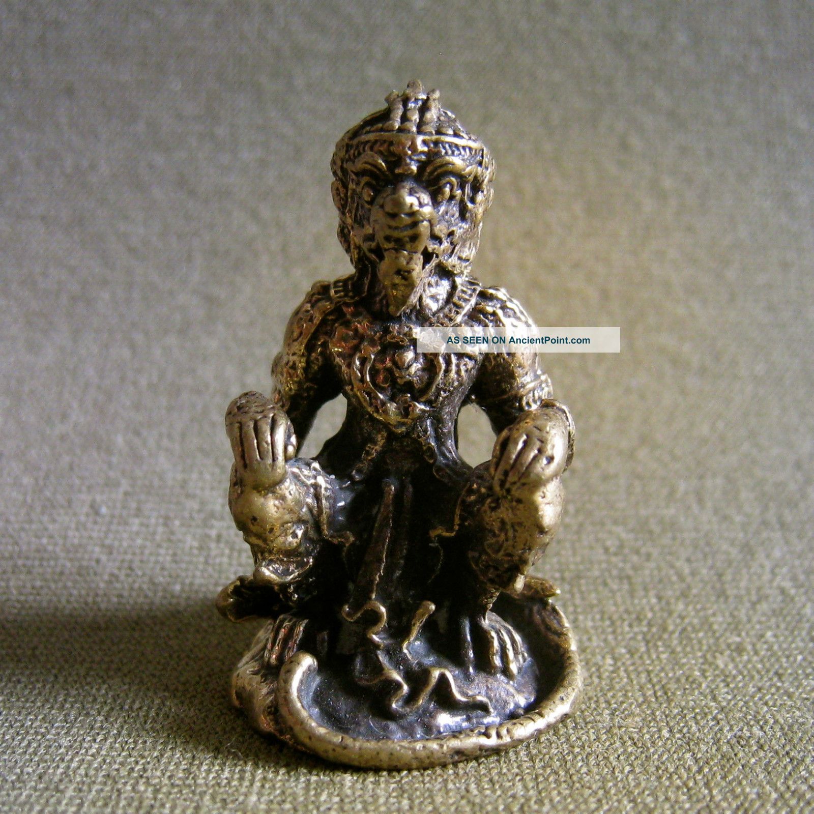 Hanuman Win Triumph Love Luck Attract Charm Thai Amulet Amulets photo