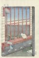 Hiroshige Japanese Woodblock Print Brothel Cat Watching Festival 1857 Prints photo 2