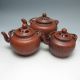 Set 3 Pieces Chinese Zisha / Purple Clay Teapot W Mark Nr/xy1998 Teapots photo 3
