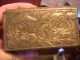 Heavily Carved Metal Brass Chinese Box W/ Wood Lining And Dragon Carving. Boxes photo 1