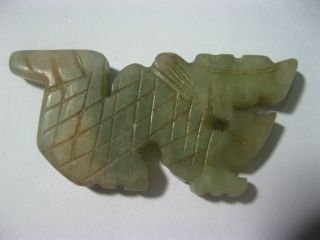Antique Design Old Jade Pendant /birth Animal Dragon Pendant photo