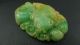 Chinese Perfect Antique Green&yellow Jade Pendant/fish&peach&leaf/hand - Carved/05 Necklaces & Pendants photo 1