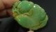Chinese Perfect Antique Green&yellow Jade Pendant/fish&peach&leaf/hand - Carved/05 Necklaces & Pendants photo 3