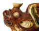 Rare Three - Colour Glaze Ceramic Dragon&fish Statue Dragons photo 5