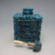 Chinese Turquoise Hand - Carved Snuff Bottle Nr/xy2001 Snuff Bottles photo 5