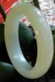Flawless Natural Bright White He Tian Chinese Jade Bracelet (a - 95) Bracelets photo 2