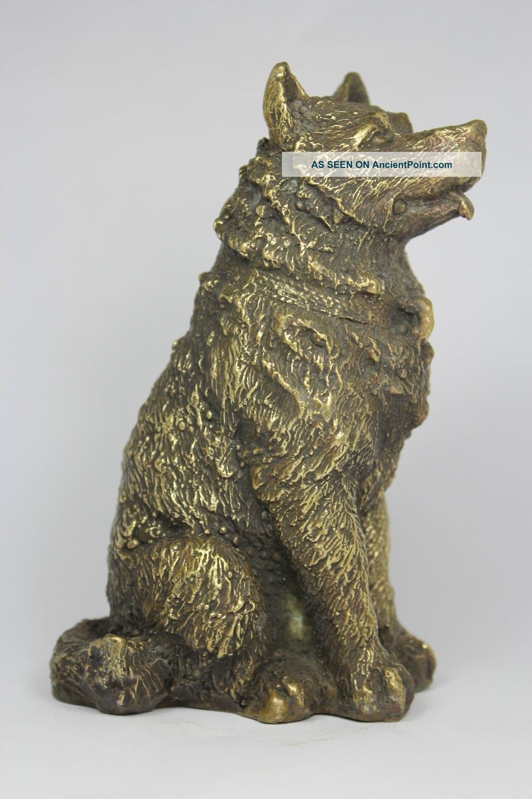 Chinese Handwork Dog Old Copper Statue Other photo