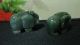 Chinese Oily Green100%natural Grade A Jade Jadeite Pendants/two Elephants Necklaces & Pendants photo 1