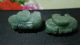 Chinese Oily Green100%natural Grade A Jade Jadeite Pendants/two Elephants Necklaces & Pendants photo 3