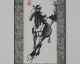 Asian Chinese Hand - Painted Horse Lucky Painting,  Scroll,  Brocade,  Paper Paintings & Scrolls photo 1