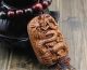 African Rosewood Carved Chinese Totem Dragon Statue Amulet Car Decor Pendant Lpd Buddha photo 4
