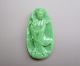 Chinese Hetian Green Jade Carved Guanyin Pendant Nr Other photo 3