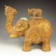 Chinese Jade Statue - Elephant Mother & Kid Nr Other photo 9