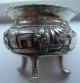 Wang Hing: Fine Pair Of 19th/20th Century Chinese Solid Silver Salts. Other photo 8