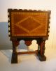 Miniature Islamic Marquetry Inlaid Wood Cabinet Box With Fall Front,  8 1/2in. Middle East photo 5