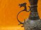 Chinese Bronze Wine Pot Carven Dragon And Phoenix Old Exquisite Teapots photo 3