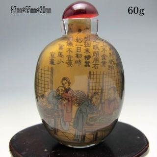 Chinese Glass Hand - Carved Snuff Bottles Nr/xy1935 photo