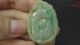 100%natural Green&flower Grade A Jade Jadeite Pendant/chinese Hand - Carved/pingan Necklaces & Pendants photo 3