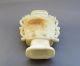 Antique Chinese Old Jade Dragon Ear Phoenix Beast Vase Other photo 11