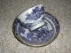 A Very Good Antique Chinese Blue And White 18th C ' Cup +saucer. Porcelain photo 1