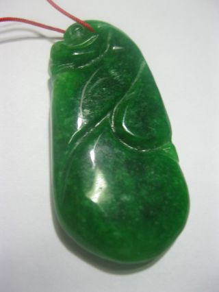 New Sale Green Jade Pendant /cared Like Bird Pendant photo