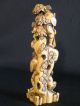 Antique Japanese Ox Bone 象牙 Okimono Carving Figural Group Signed Good Condition Statues photo 8