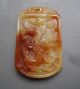 Chinese Carving Exquisite Huang Long Jade Pendant 007 Necklaces & Pendants photo 1