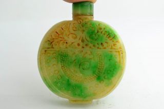 Asian Old Collectibles Decorated Handwork Jade Carving 
