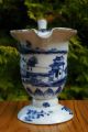 Antique Chinese Export 18c Blue And White Pouring Vessel Vases photo 2