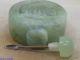 Unique Chinese Antique Hand - Carved Green Jade 