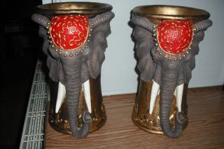Stunning And Quirky Elephant Head Vases photo