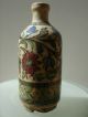 17°c Iznik Ceramic Flask Bottle Islamic Ottoman Empire Ex Belgian Estate Middle East photo 4