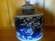 Old Small Chinese Blue And White Porcelain Pot With Lid Pots photo 2