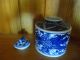 Old Small Chinese Blue And White Porcelain Pot With Lid Pots photo 3
