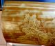 Antique Chinese Signed Wrist Rest Carving In Relief On Bamboo - Vintage Asian Other photo 5