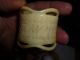 Faux Ivory Napkin Rings Hand Carved C19th Rare Set Of 6 Necklaces & Pendants photo 3
