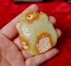 Old Chinese Hetian Jade Hand Carved Inks Tone Other photo 1