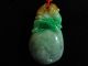 Chinese Green&yellow Jade/jadeite Pendant/rabbit&ruyi Necklaces & Pendants photo 1