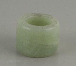 Asian Chinese Old Jade Stone Lucky Thumb Ring,  2 photo
