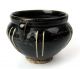 Rare Chinese Black Glaze Porcelain Two - Ear Line Pot Pots photo 3