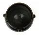 Rare Chinese Black Glaze Porcelain Two - Ear Line Pot Pots photo 4