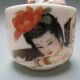 Chinese Cloisonne Draw Tang Empire The First Beauty Yangguifei Porcelain Flagon Brush Pots photo 4