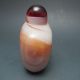 Chinese Agate Hand - Carved Snuff Bottle Nr/xb2132 Snuff Bottles photo 1